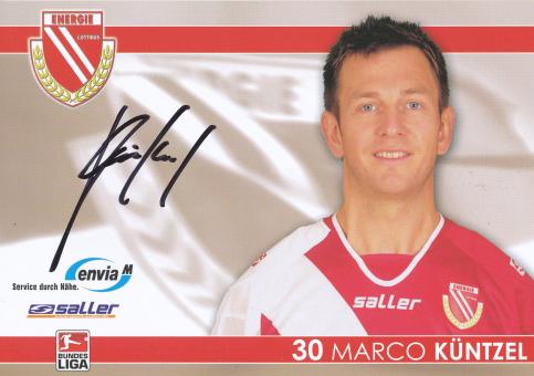Marco Küntzel  2007/2008  Energie Cottbus  Fußball Autogrammkarte original signiert 