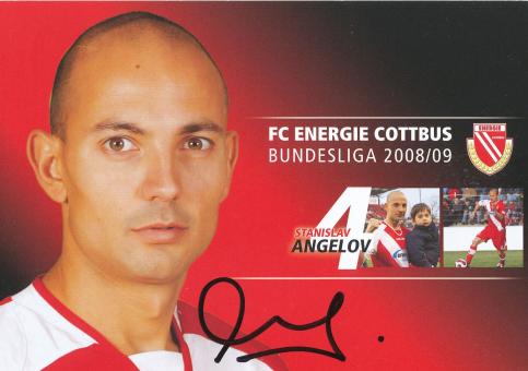 Stanislav Angelov  2008/2009  Energie Cottbus  Fußball Autogrammkarte original signiert 