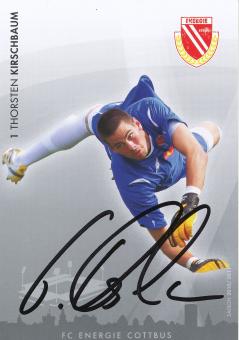 Thorsten Kirschbaum  2010/2011  Energie Cottbus  Fußball Autogrammkarte original signiert 