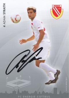 Adam Straith  2010/2011  Energie Cottbus  Fußball Autogrammkarte original signiert 