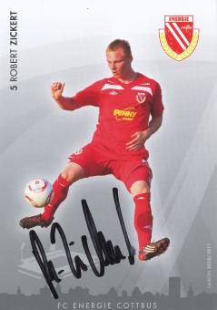 Robert Zickert  2010/2011  Energie Cottbus  Fußball Autogrammkarte original signiert 