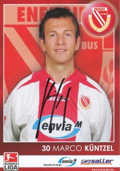 Marco Küntzel  2006/2007  Energie Cottbus  Fußball Autogrammkarte original signiert 