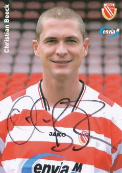 Christian Beeck   2003/2004  Energie Cottbus  Fußball Autogrammkarte original signiert 