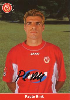 Paulo Rink   2002/2003  Energie Cottbus  Fußball Autogrammkarte original signiert 