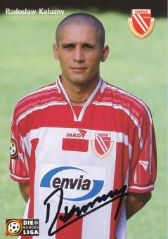 Radoslaw Kaluzny   2001/2002  Energie Cottbus  Fußball Autogrammkarte original signiert 