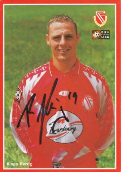 Ringo Herrig  1998/1999   Energie Cottbus  Fußball Autogrammkarte original signiert 