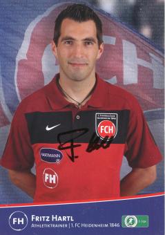 Fritz Hartl  2011/2012  FC Heidenheim  Fußball Autogrammkarte original signiert 
