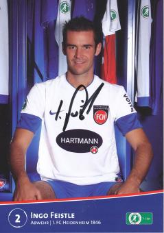 Ingo Feistle  2012/2013  FC Heidenheim  Fußball Autogrammkarte original signiert 