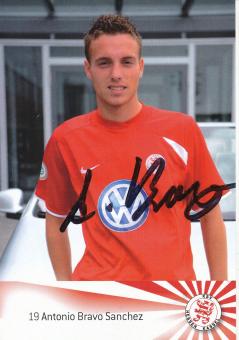 Antonio Bravo Sanchez  2008/2009 Hessen Kassel  Fußball Autogrammkarte original signiert 