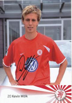 Kevin Wölk  2008/2009 Hessen Kassel  Fußball Autogrammkarte original signiert 