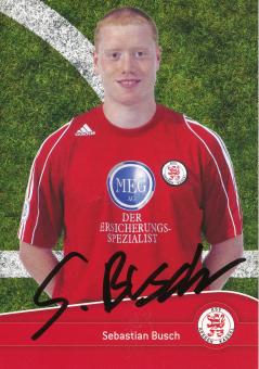 Sebastian Busch  2006/2007 Hessen Kassel  Fußball Autogrammkarte original signiert 