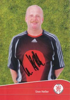Uwe Heller  2006/2007 Hessen Kassel  Fußball Autogrammkarte original signiert 