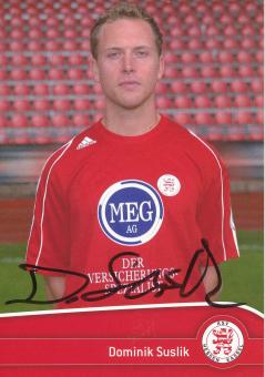 Dominik Suslik  2007/2008 Hessen Kassel  Fußball Autogrammkarte original signiert 