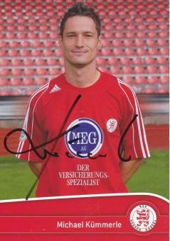 Michael Kümmerle  2007/2008 Hessen Kassel  Fußball Autogrammkarte original signiert 