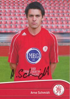 Arne Schmidt  2007/2008 Hessen Kassel  Fußball Autogrammkarte original signiert 