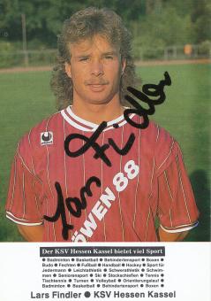 Lars Findler  1989/1990  Hessen Kassel  Fußball Autogrammkarte original signiert 