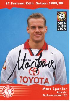 Marc Spanier  1998/1999  SC Fortuna Köln  Fußball Autogrammkarte original signiert 
