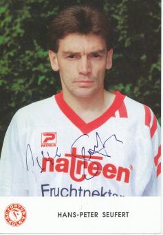 Hans Peter Seufert  SC Fortuna Köln  Fußball Autogrammkarte original signiert 