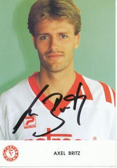 Axel Britz  SC Fortuna Köln  Fußball Autogrammkarte original signiert 