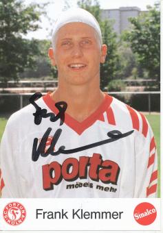 Frank Klemmer  SC Fortuna Köln  Fußball Autogrammkarte original signiert 
