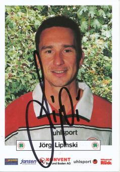 Jörg Lipinski  2001/2002 Rot Weiß Oberhausen  Fußball Autogrammkarte original signiert 
