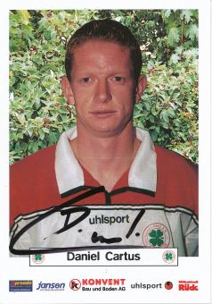 Daniel Cartus  2001/2002 Rot Weiß Oberhausen  Fußball Autogrammkarte original signiert 