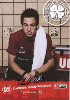 Christopher Schulte Kellinghaus  2008/2009  Rot Weiß Oberhausen  Fußball Autogrammkarte original signiert 