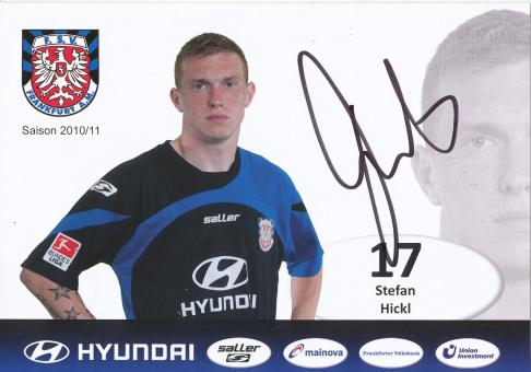 Stefan Hickl  2010/2011 FSV Frankfurt  Fußball Autogrammkarte original signiert 