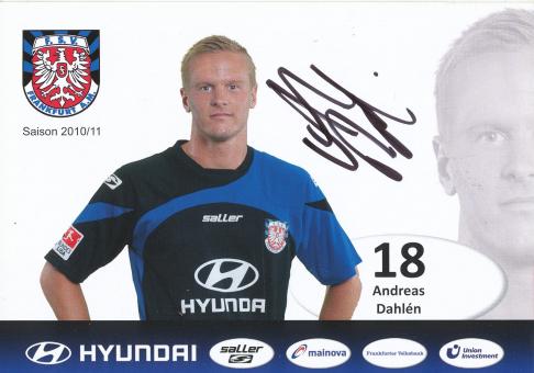 Andreas Dahlen  2010/2011 FSV Frankfurt  Fußball Autogrammkarte original signiert 