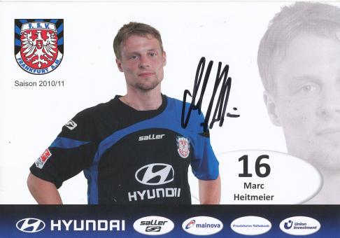 Marc Heitmeier  2010/2011 FSV Frankfurt  Fußball Autogrammkarte original signiert 