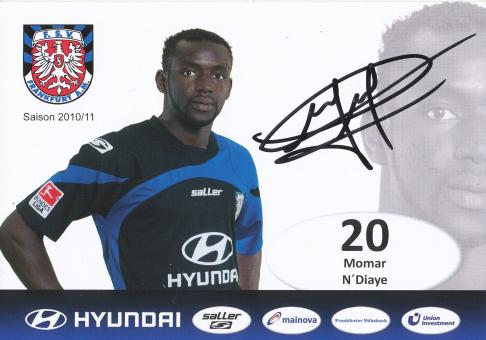 Momar N`Diaye  2010/2011 FSV Frankfurt  Fußball Autogrammkarte original signiert 