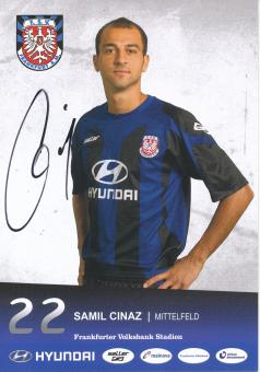 Samil Cinaz  2011/2012  FSV Frankfurt  Fußball Autogrammkarte original signiert 