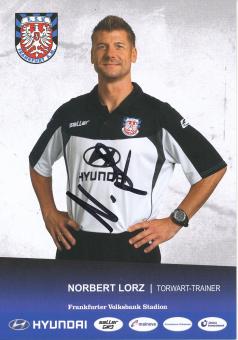 Norbert Lorz  2011/2012  FSV Frankfurt  Fußball Autogrammkarte original signiert 