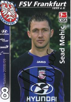 Sead Mehic  2008/2009  FSV Frankfurt  Fußball Autogrammkarte original signiert 