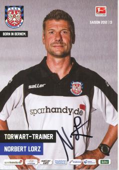 Norbert Lorz  2012/2013  FSV Frankfurt  Fußball Autogrammkarte original signiert 