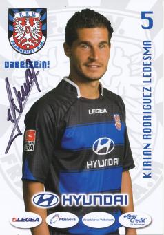 Kirian Rodriguez Ledesma  2009/2010  FSV Frankfurt  Fußball Autogrammkarte original signiert 