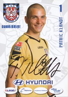 Patric Klandt  2009/2010  FSV Frankfurt  Fußball Autogrammkarte original signiert 