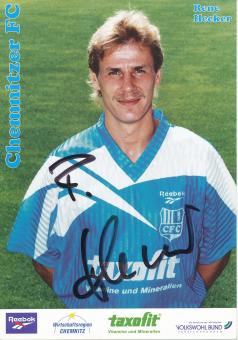 Rene Hecker  1995/1996  Chemnitzer FC  Fußball Autogrammkarte original signiert 