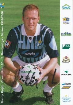 Ronny Kujat  1999/2000  Chemnitzer FC  Fußball Autogrammkarte original signiert 