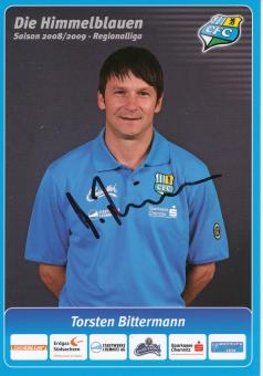 Torsten Bittermann  2008/2009  Chemnitzer FC  Fußball Autogrammkarte original signiert 