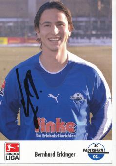 Bernhard Erkinger  2005/2006  SC Paderborn Fußball Autogrammkarte original signiert 