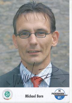 Michael Born  2004/2005  SC Paderborn Fußball Autogrammkarte original signiert 