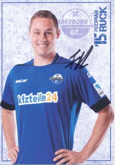Florian Buck  2015/2016  SC Paderborn Fußball Autogrammkarte original signiert 