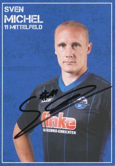 Sven Michel  2017/2018  SC Paderborn Fußball Autogrammkarte original signiert 