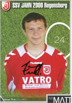 Tobias Fink  2004/2005 SSV Jahn Regensburg  Fußball Autogrammkarte original signiert 