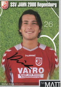 Stefan Köck  2004/2005 SSV Jahn Regensburg  Fußball Autogrammkarte original signiert 