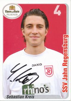 Sebastian Kreis  2007/2008  SSV Jahn Regensburg  Fußball Autogrammkarte original signiert 
