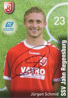 Jürgen Schmid  2005/2006  SSV Jahn Regensburg  Fußball Autogrammkarte original signiert 