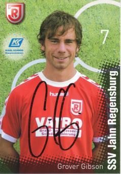 Grover Gibson  2005/2006  SSV Jahn Regensburg  Fußball Autogrammkarte original signiert 