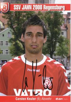 Carsten Keuler   SSV Jahn Regensburg  Fußball Autogrammkarte original signiert 